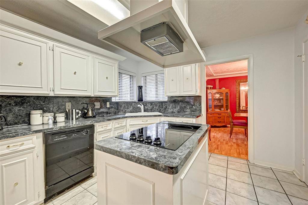 Plenty of cabinet and counter top space.