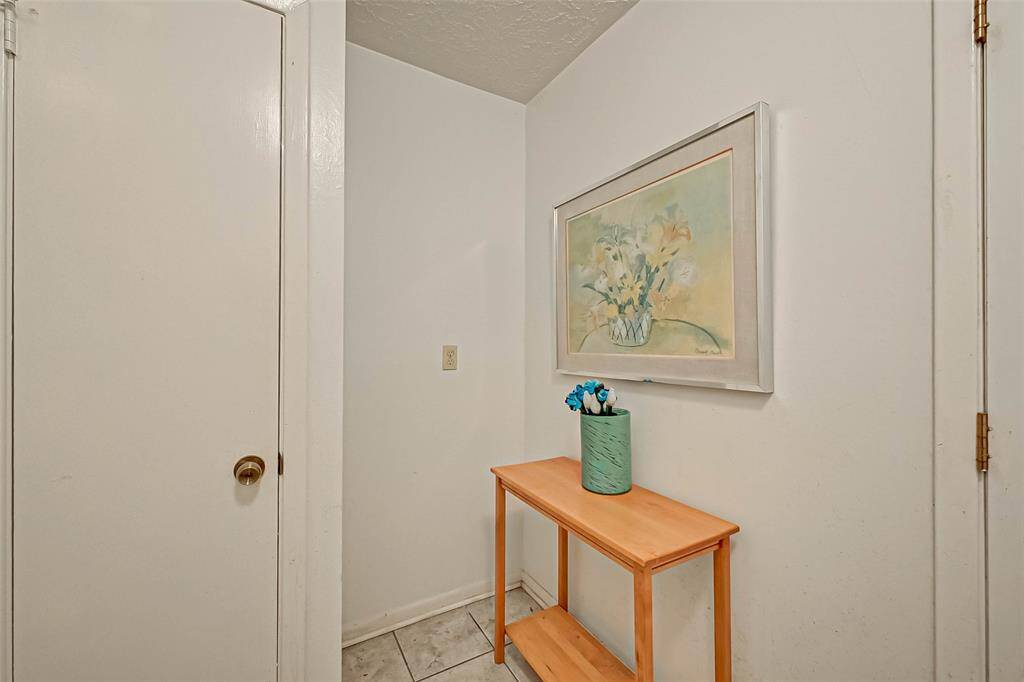 Extra space in utility room and enough space for a second refrigerator or freezer.