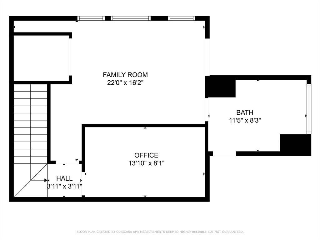 detailed floor plan layout offering a clear view of the home's design, room sizes, and overall flow.