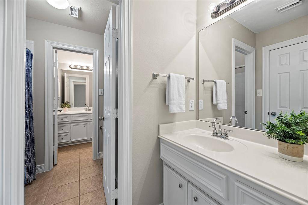 Jack-and-Jill bathrooms are especially welcome additions to any home with multiple children, guests, or harmlessly quarrelsome family members! Everyone gets what they need and want with an abundant choice of options.