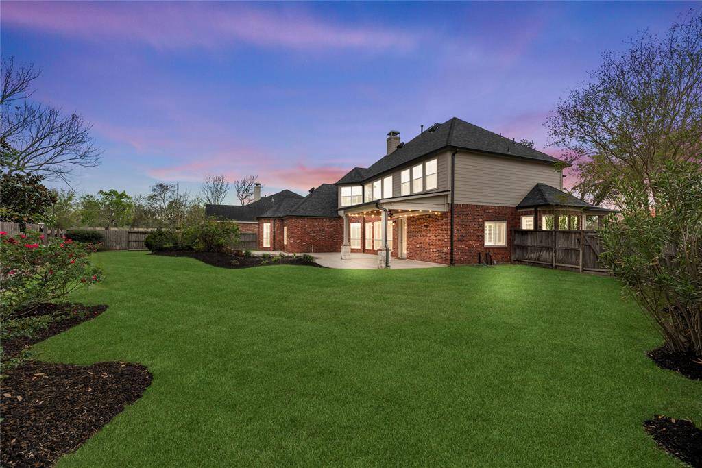 As the afternoon heats up or the night approaches, admire the unsurpassed view of the awe-inspiring backyard and patio.