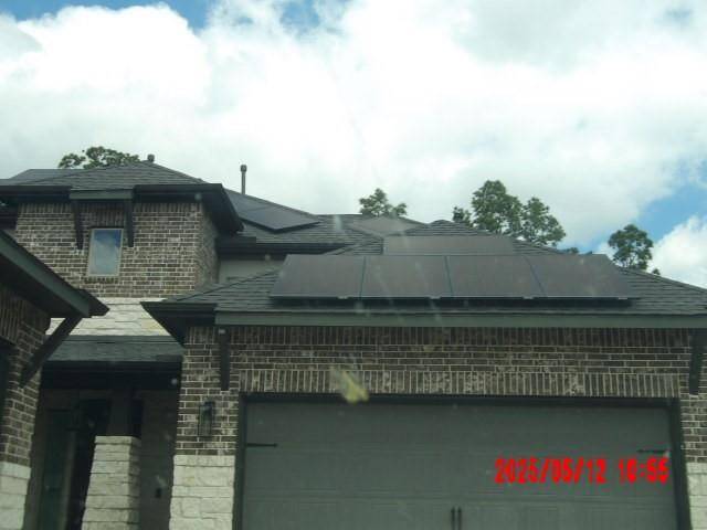 Solar panels present