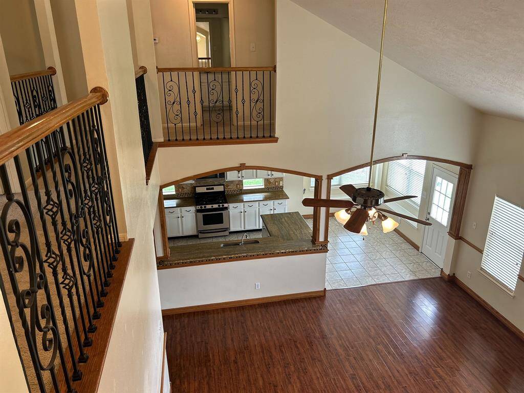 View from upstairs.