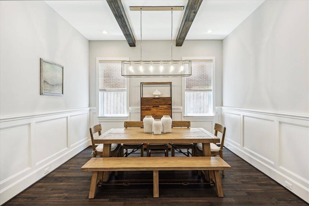 Enjoy this Dining Room (14' x 11') which is located off the main entry.