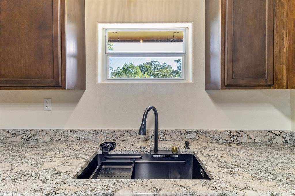 New kitchen sink with extra features.
