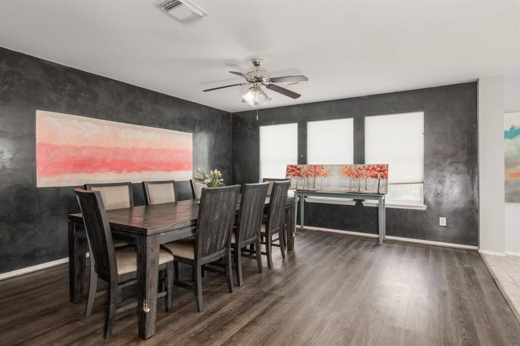 Spacious Dinning area perfect for hosting.