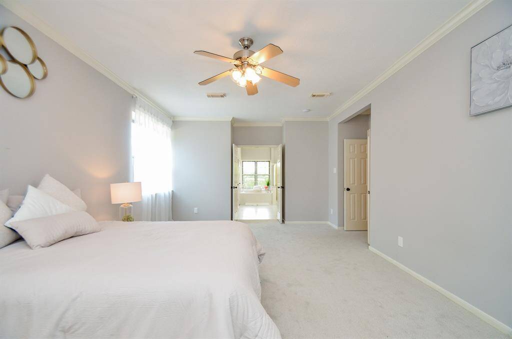 PRIMARY BEDROOM CONNECTS TO ENSUITE