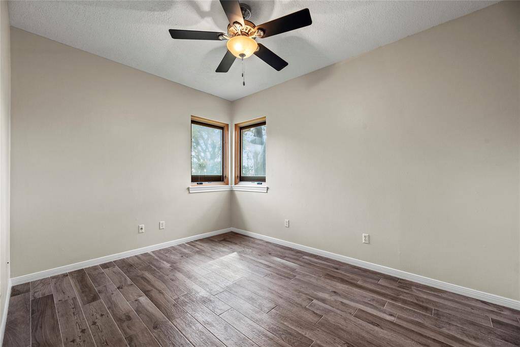 Whether for an in-law or a guest, the easily accessible first-floor bedroom offers added convenience.
