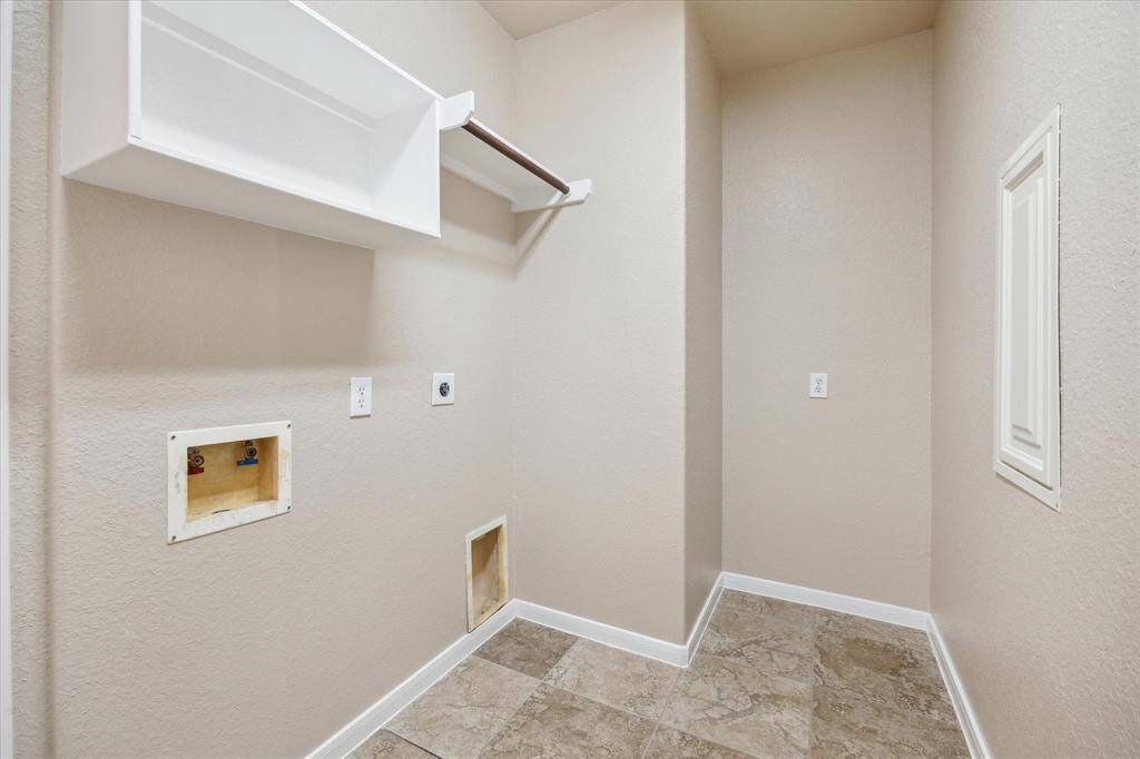 Laundry room for washer and dryer!!!