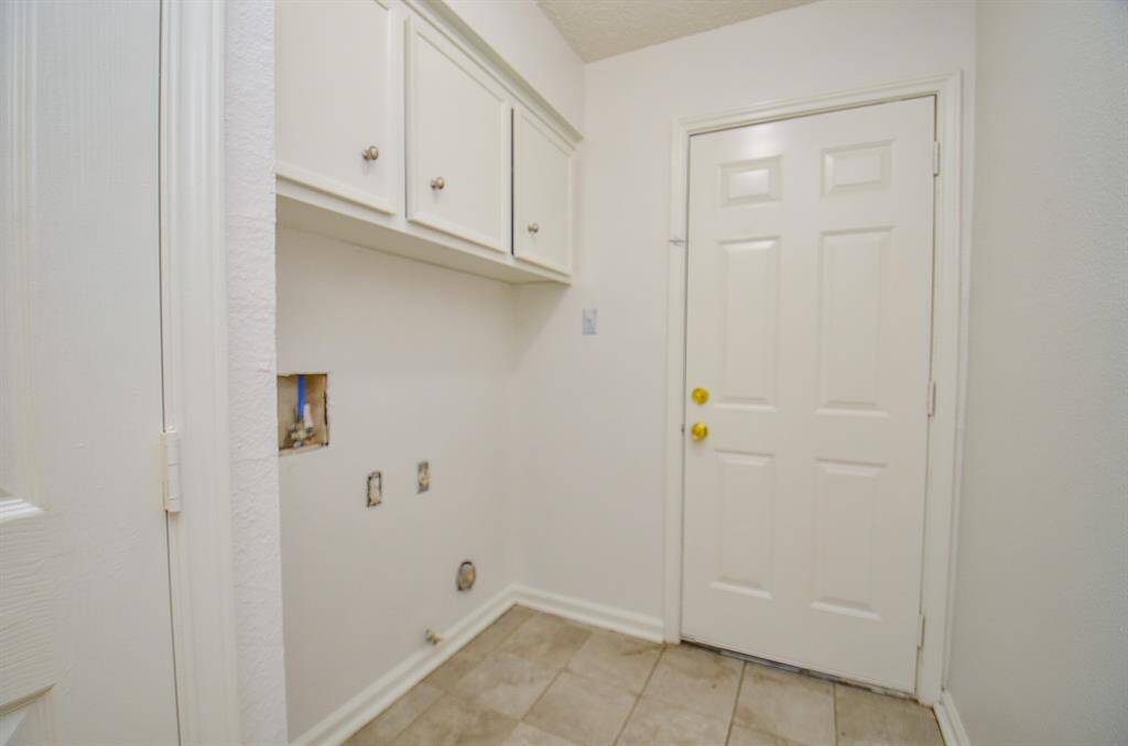 Laundry room.