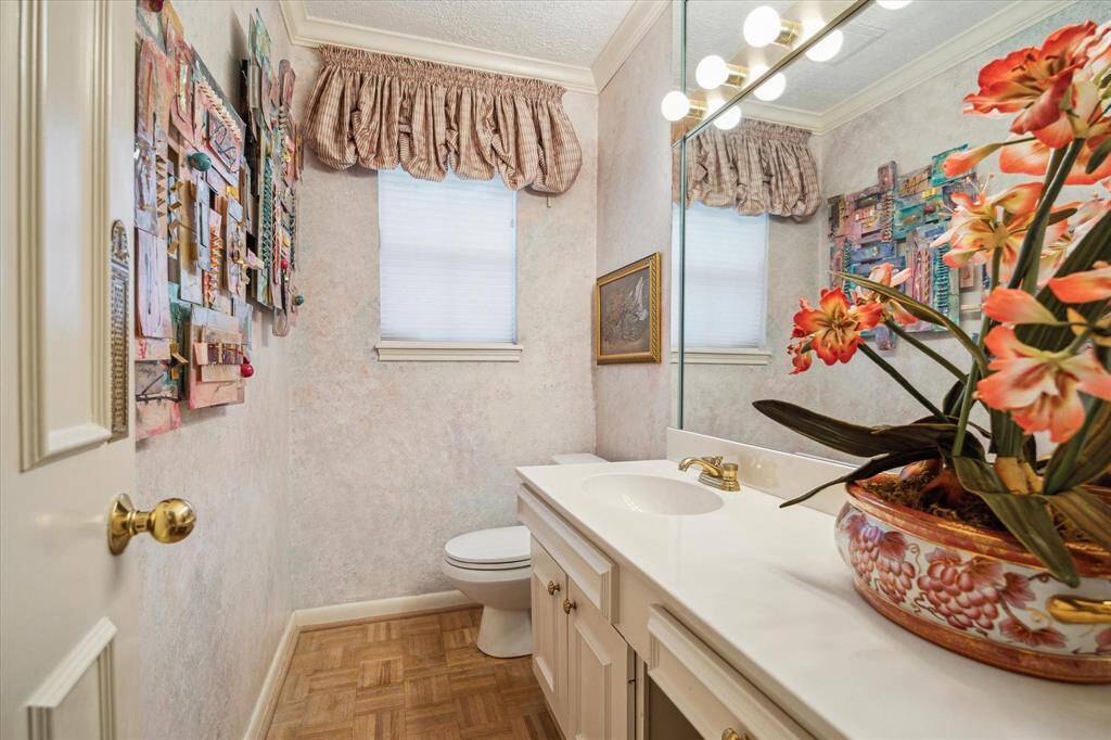 Half bath located on the first floor.