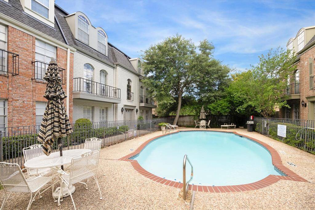 Community swimming pool.