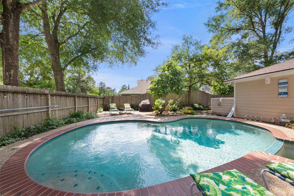 The pool is 6ft deep and 3ft on the shallow end.