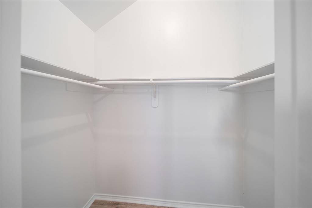 A close-up of the closet in Bedroom 3 gives you an idea of the amount of storage at your fingertips.