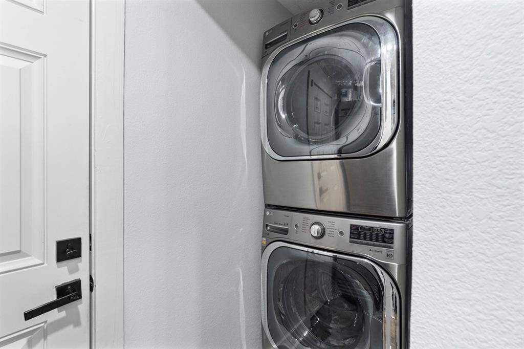 Utility room located inside the home!! Perfect for stackable washer and dryer!
