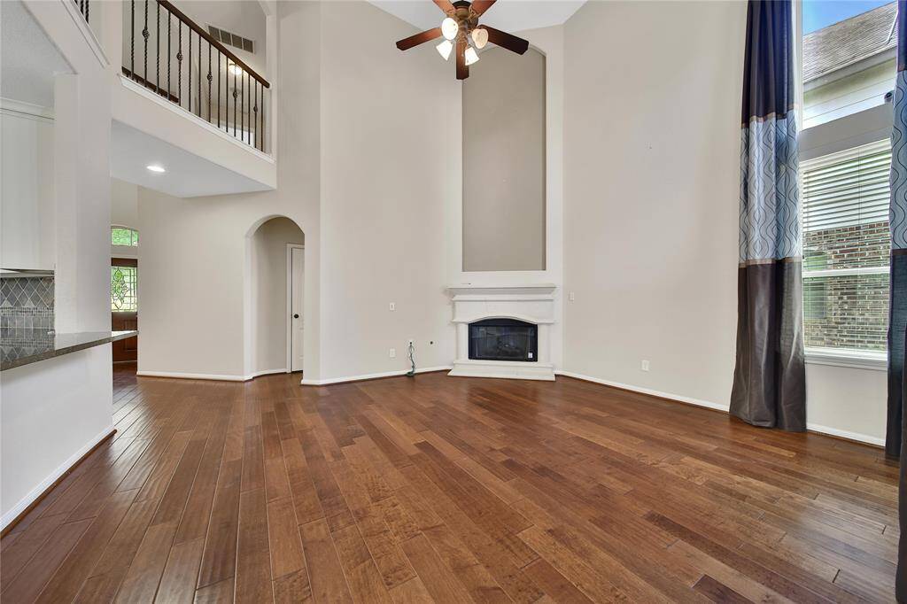 Enjoy the fire place in the living room