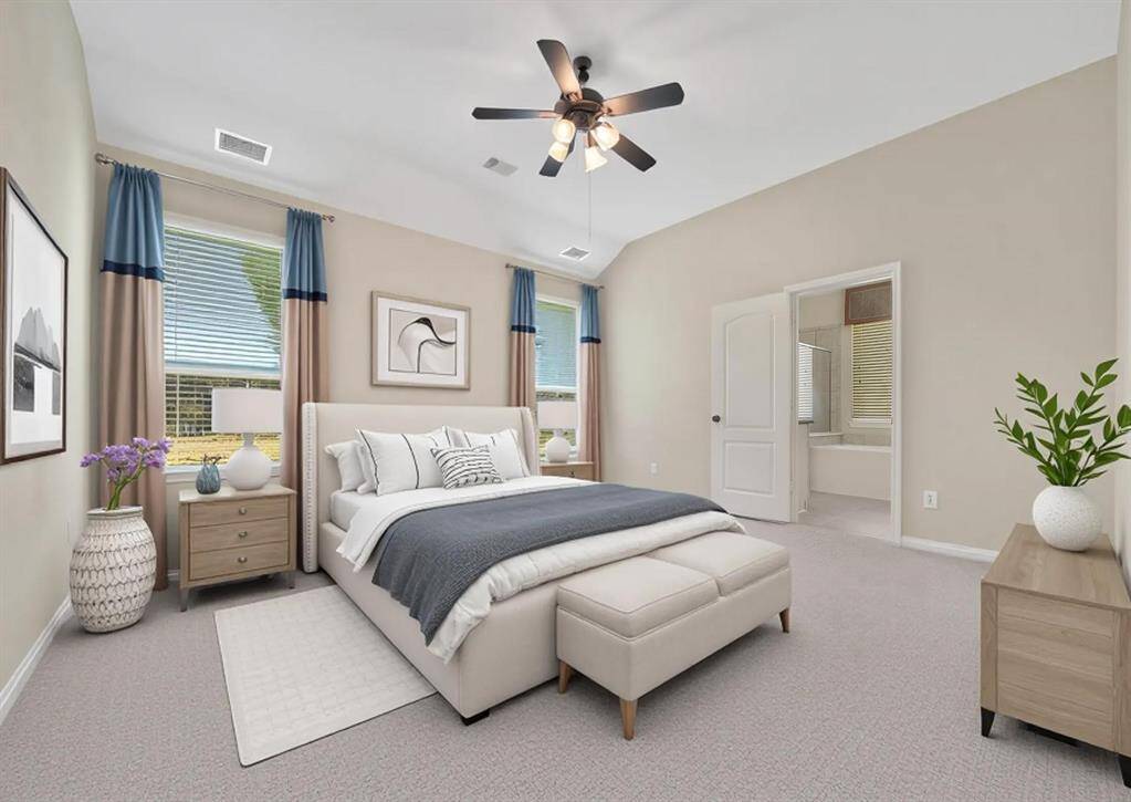 View of the Primary Room with lots natural lights.