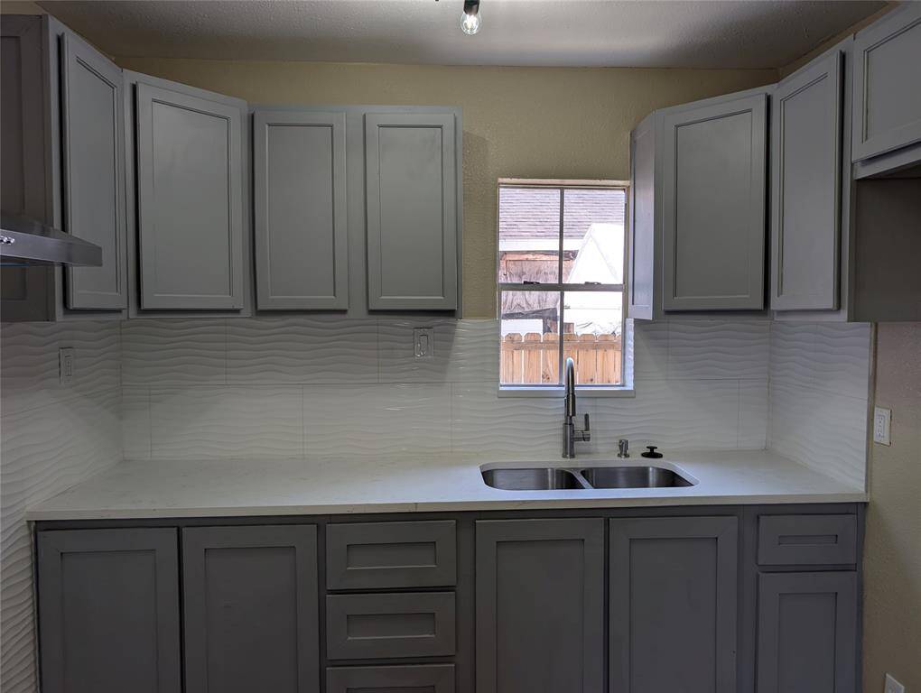 Kitchen sink view