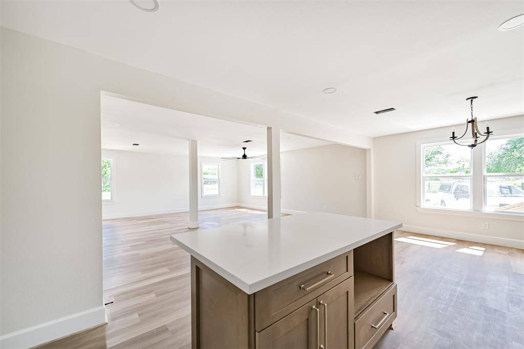 Kitchen, looking towards front of the house