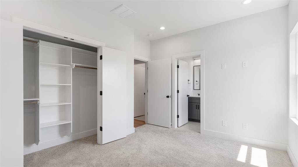 Secondary bedroom also has a spacious closet.