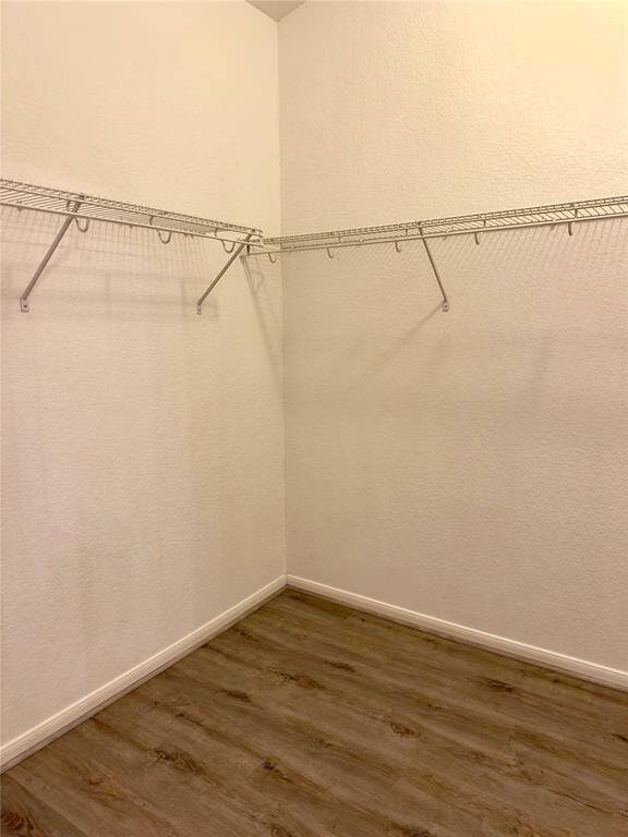 Master walk-in closet