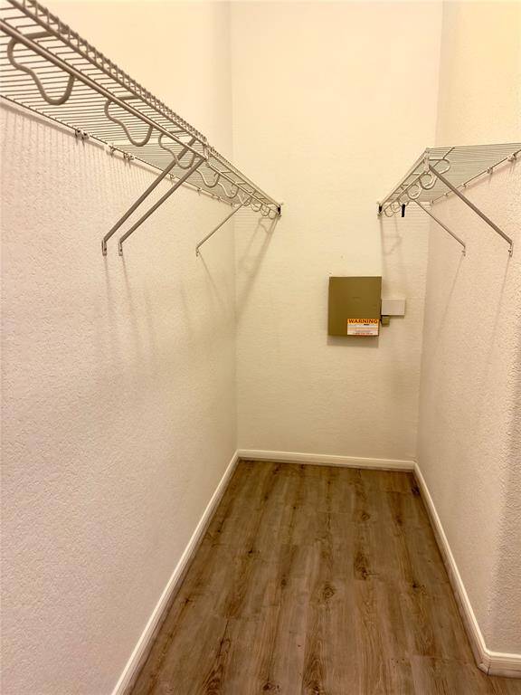 Master walk-in closet