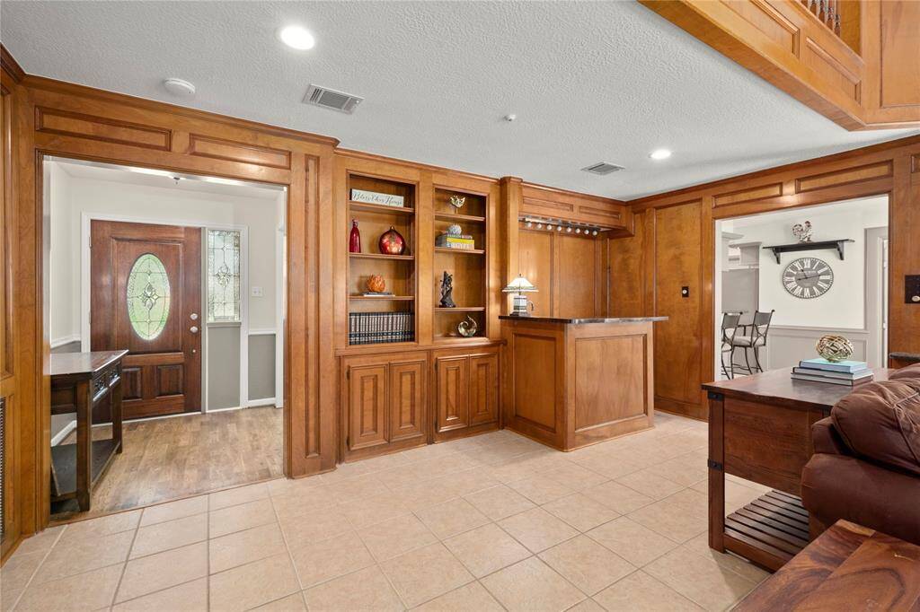This is such a beautiful picture of the custom craftmanship that went into building this home.