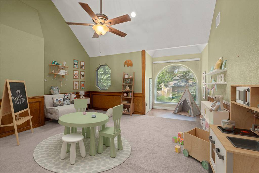 VIRTUALLY STAGED GAMEROOM/CHILDREN'S PLAY ROOM