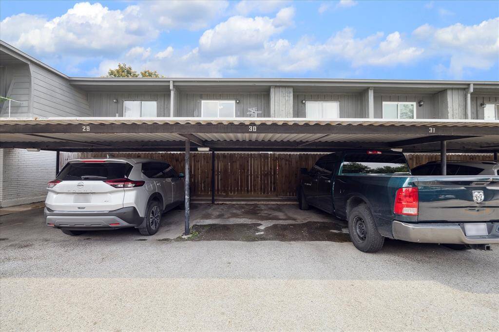 This unit comes with one assigned, covered parking spot. There is an option for tenant to rent additional spots, if needed.