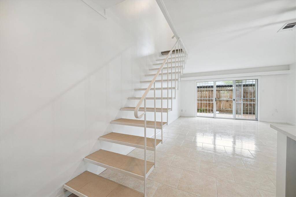 All bedrooms are located upstairs.