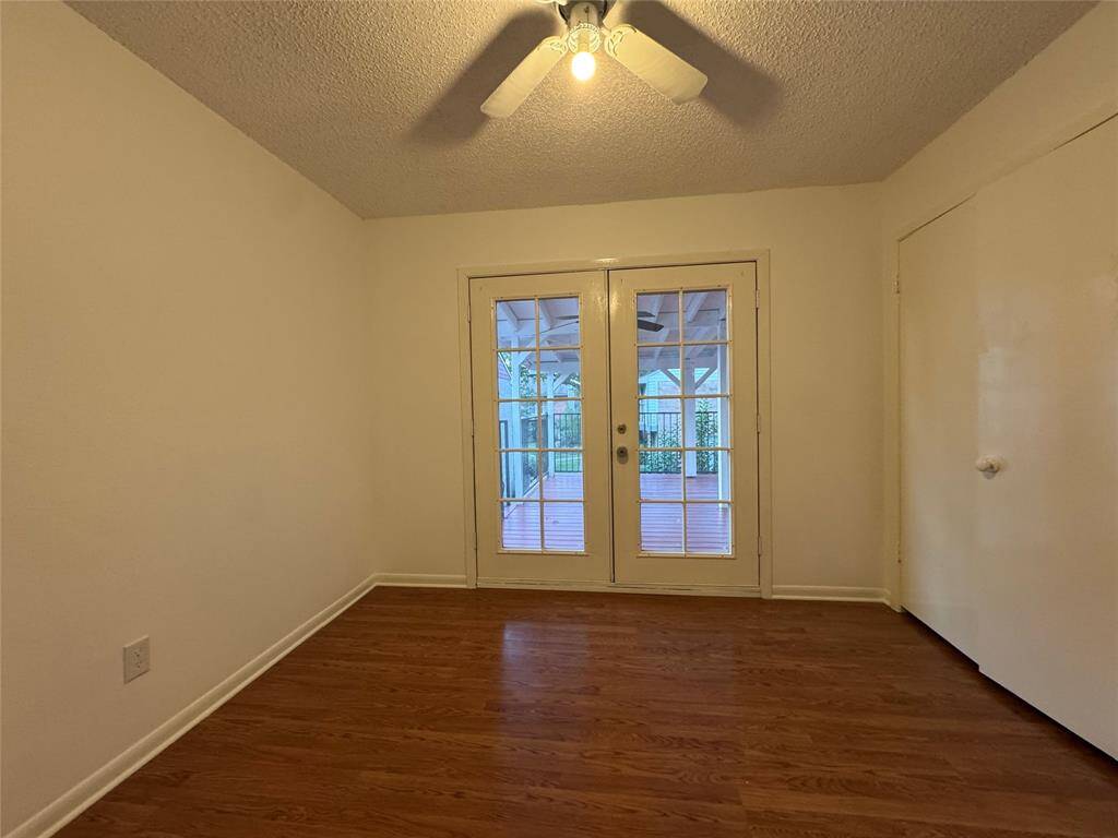 both connect to the patio.
