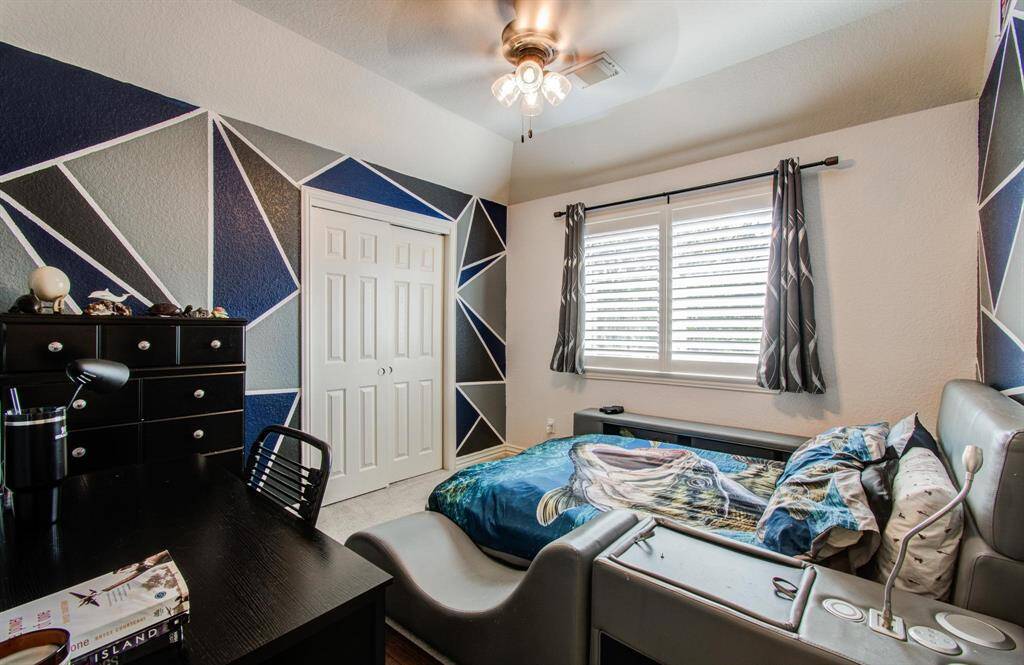 One of 4 bedrooms upstairs!