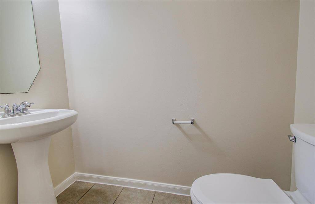 Downstairs powder room