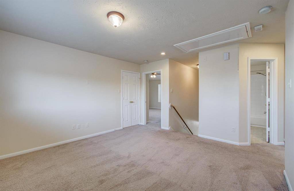 Upstairs game room