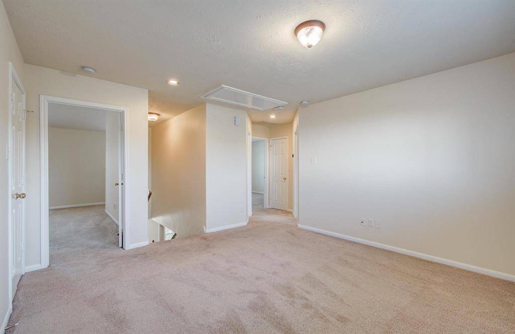 Upstairs game room