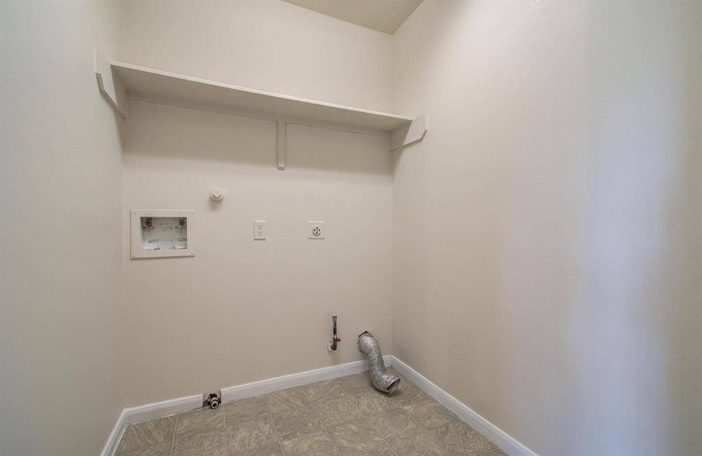 Upstairs laundry room