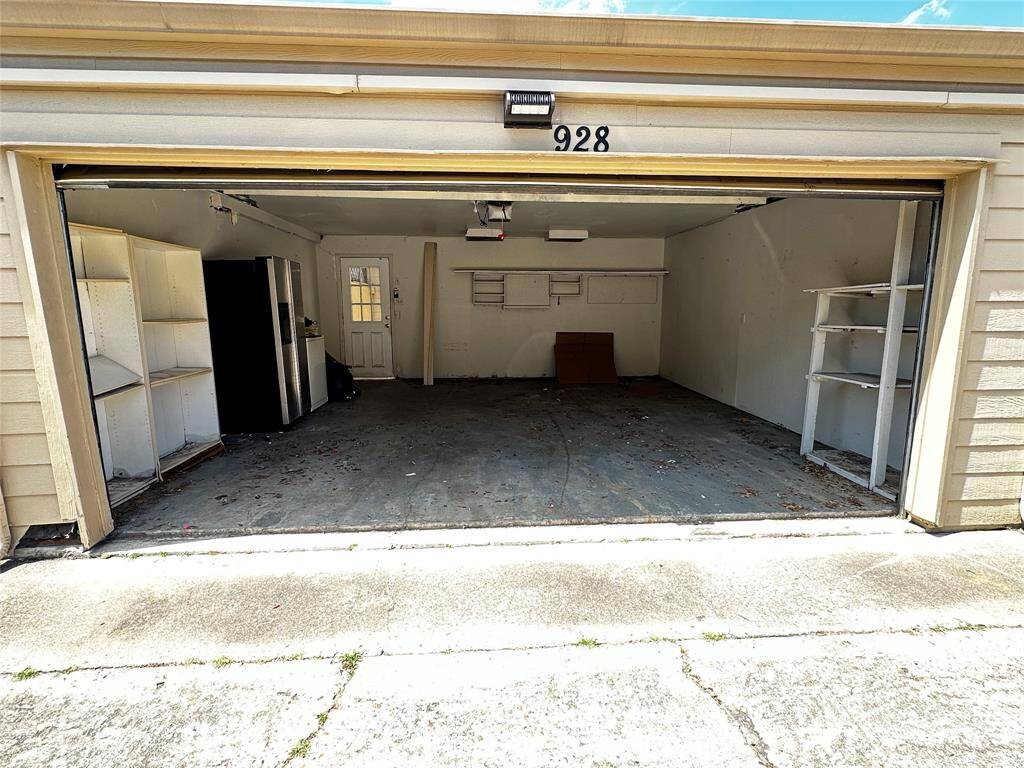 Two car garage