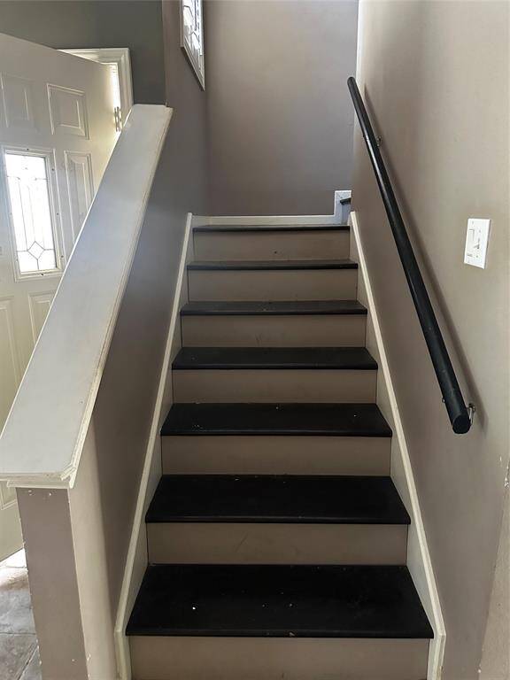Wood staircase