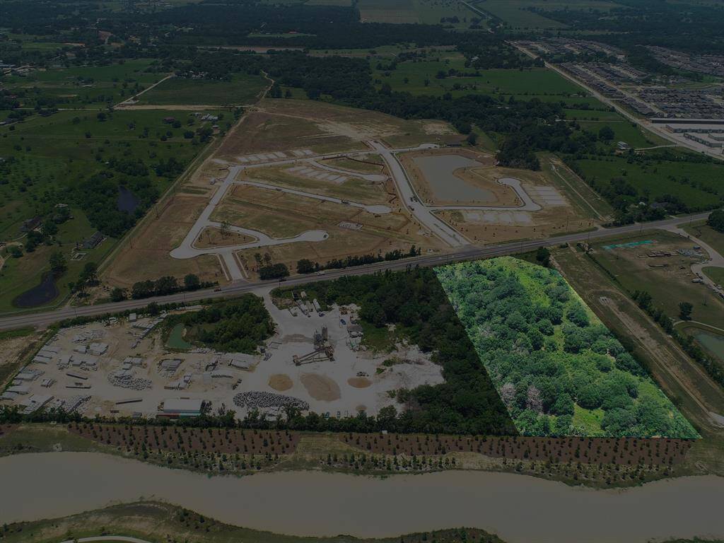 Same as the second drone photo, this also shows the boundary lines better from the rear of the property.