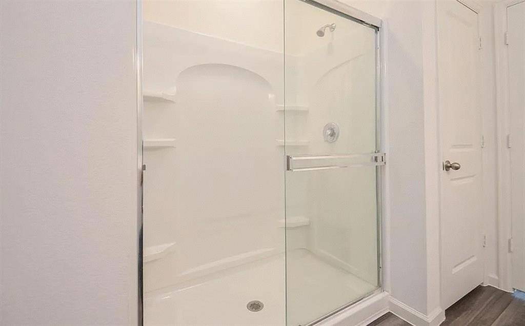 Master shower