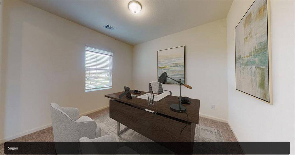 Staged office