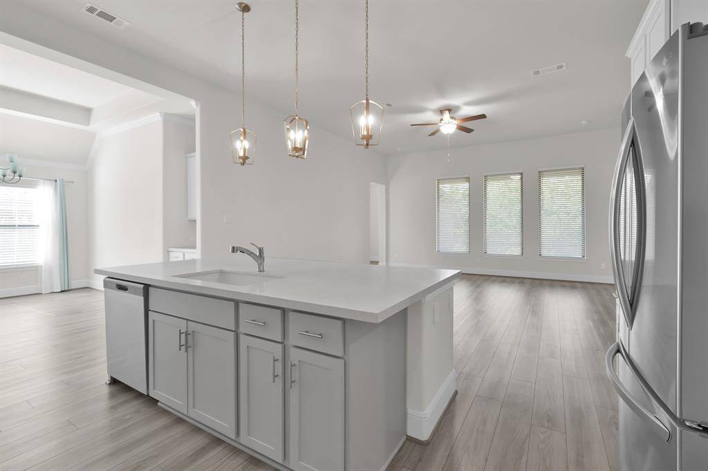 Open concept floor plan with amazing views of the preserve