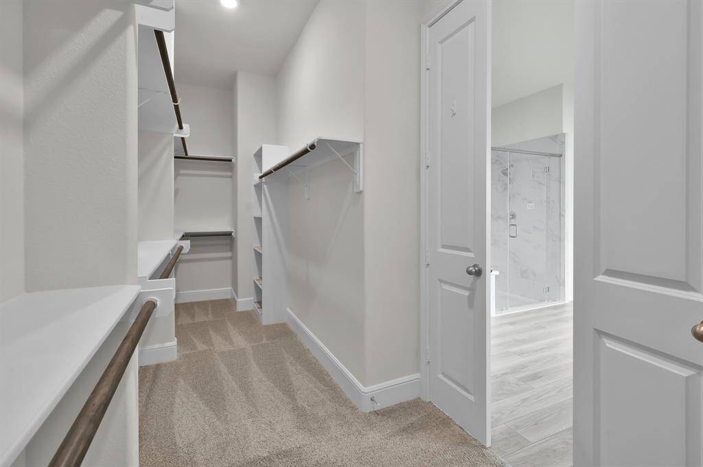 Primary walk in closet