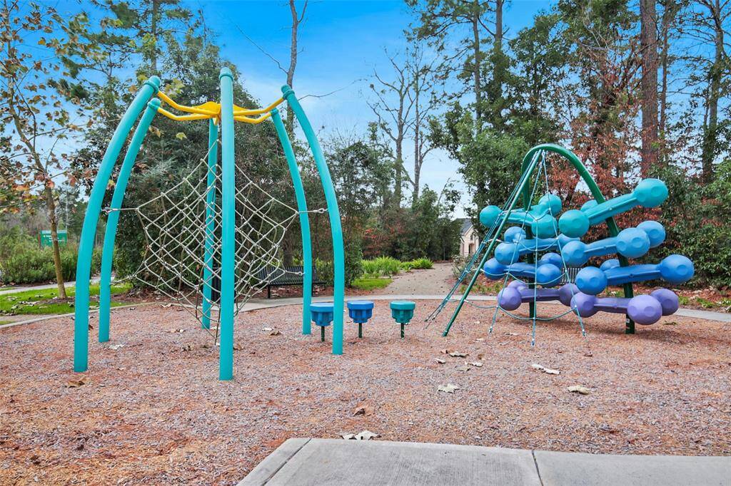Pocket parks strategically located throughout the community