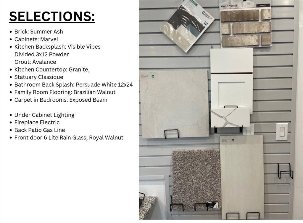 Home selections are subject to change