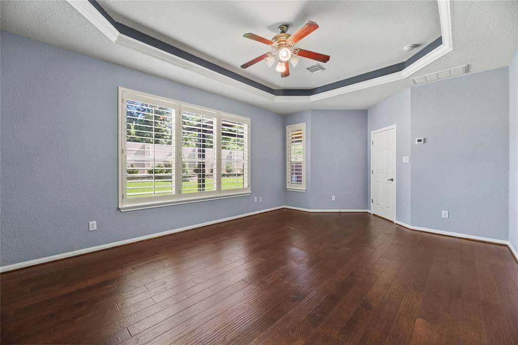 Several wide windows allow tons of shimmering natural light into the master bedroom. Sit by the window on winter mornings and delight in reading your favorite book on your tablet!