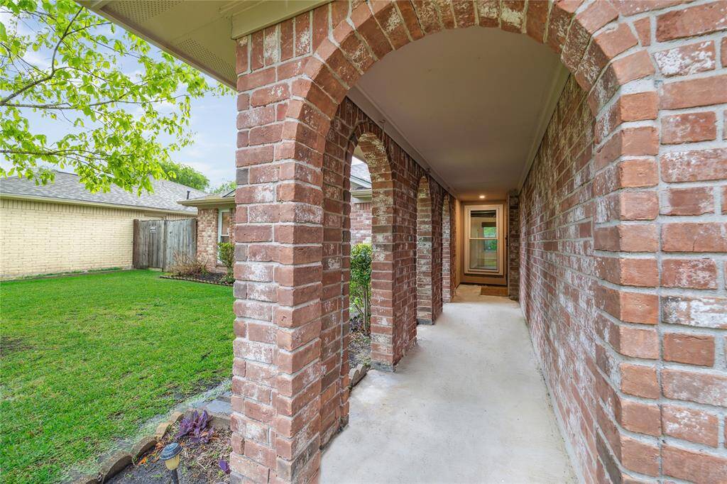 Front Entry with Covered Walkway