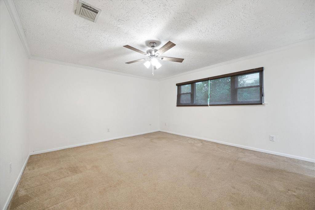 Master Bedroom over looking back yard