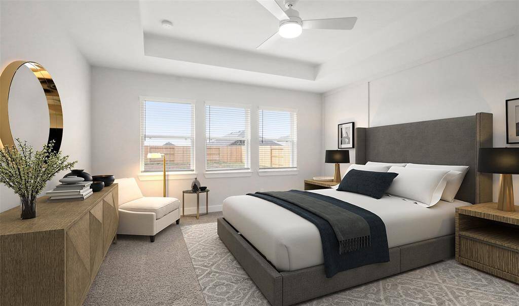 Spacious primary suite (*Photo not of actual home and used for illustration purposes only.)