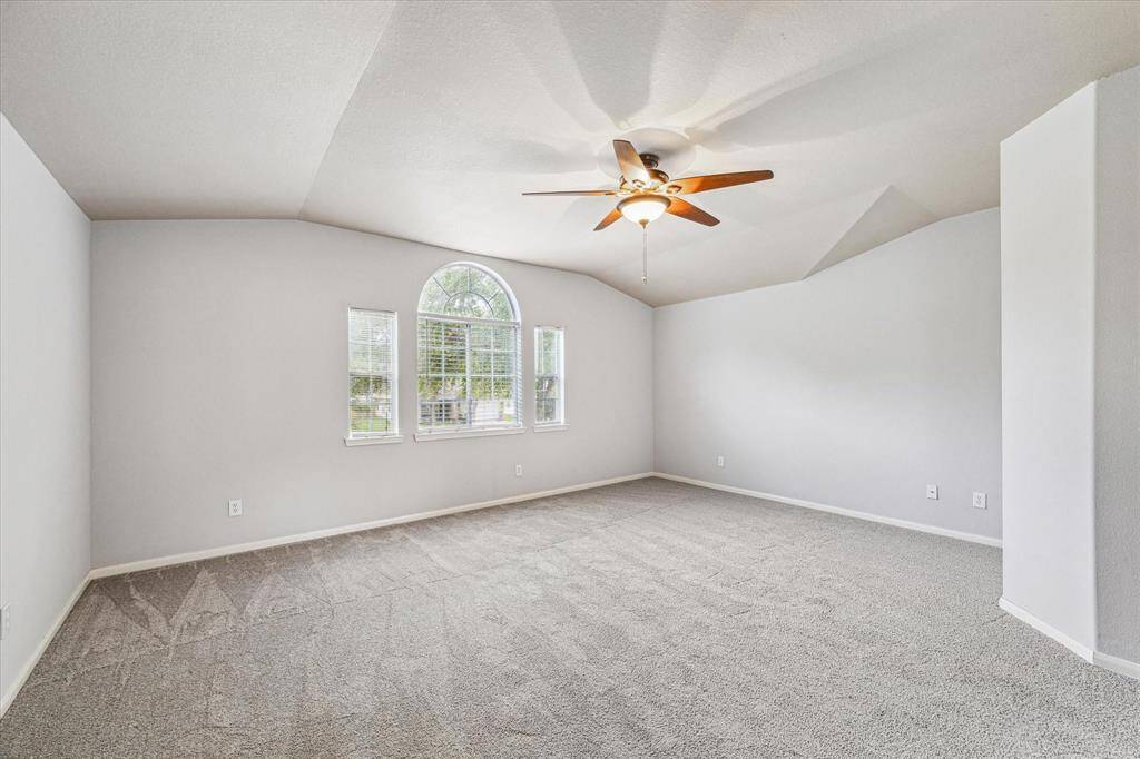 Primary bedroom is spacious. The entire home has fresh paint.